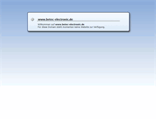 Tablet Screenshot of betec-electronic.de